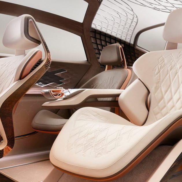 Bentley EXP 100-GT front-seats studio